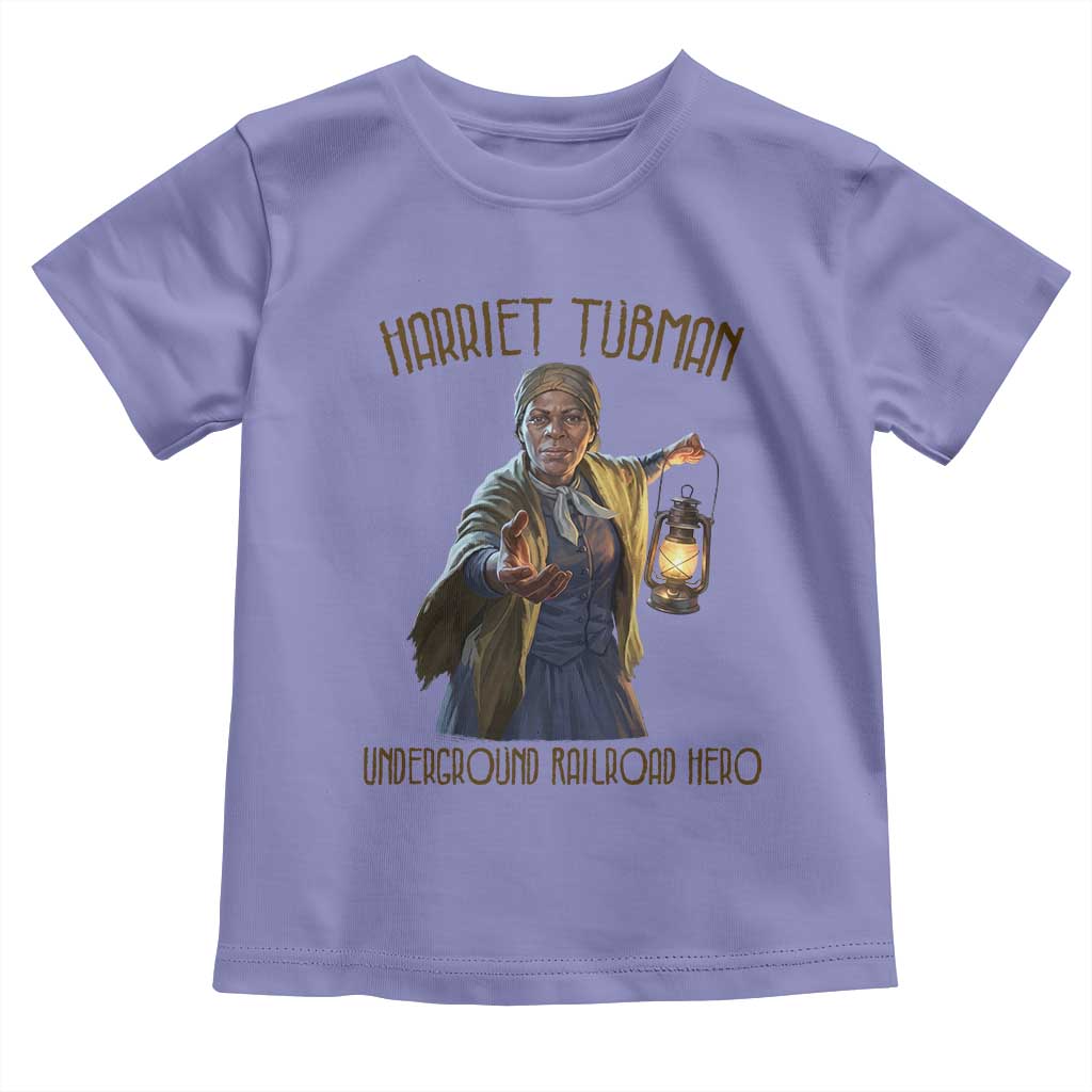 Harriet Tubman Toddler T Shirt Underground Railroad Hero Black History Month Gift TS12 Violet Print Your Wear