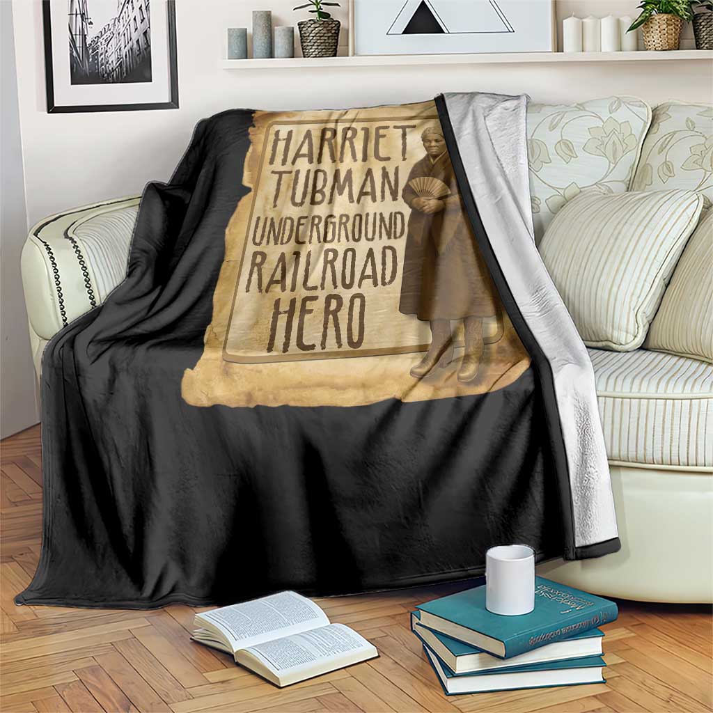 Underground Railroad Hero Harriet Tubman Throw Blanket Feminist History Gift TS12 Print Your Wear