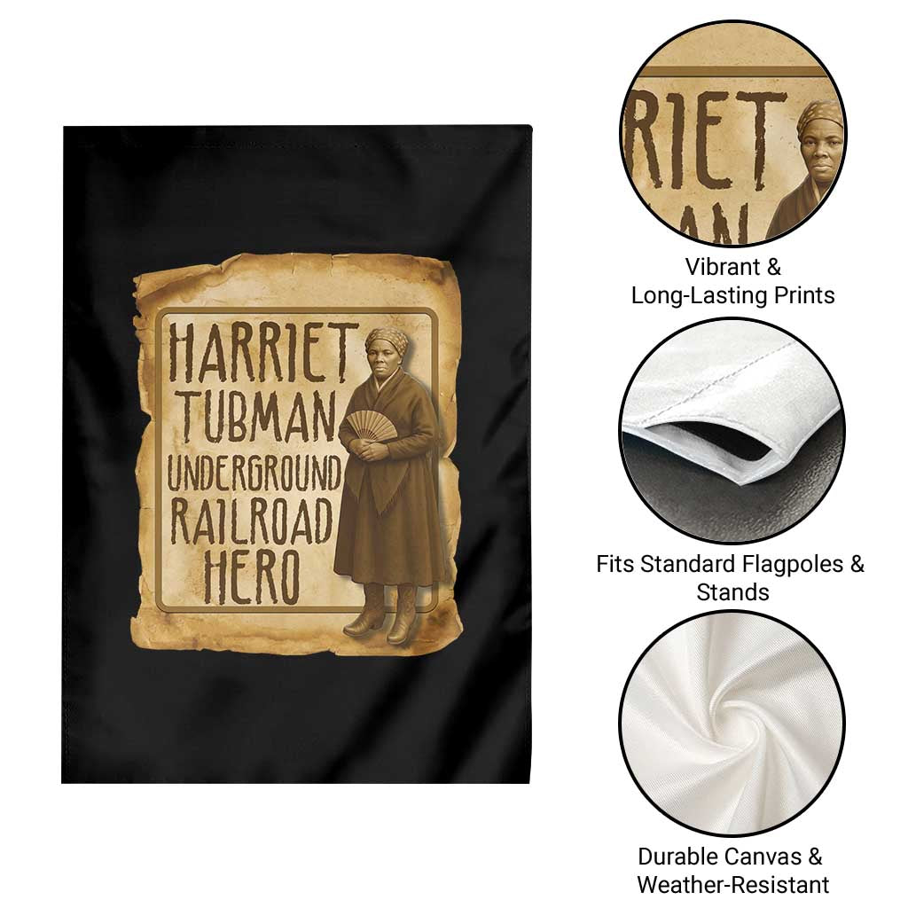 Underground Railroad Hero Harriet Tubman Garden Flag Feminist History Gift TS12 Print Your Wear