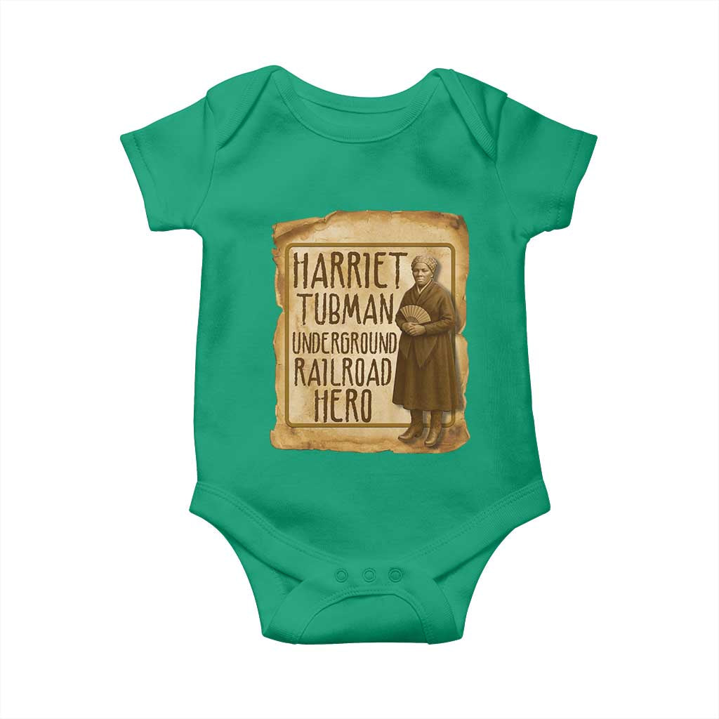 Underground Railroad Hero Harriet Tubman Baby Onesie Feminist History Gift TS12 Irish Green Print Your Wear