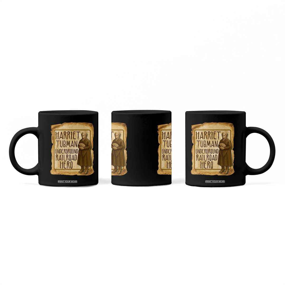 Underground Railroad Hero Harriet Tubman Coffee Mug Feminist History Gift TS12 Print Your Wear