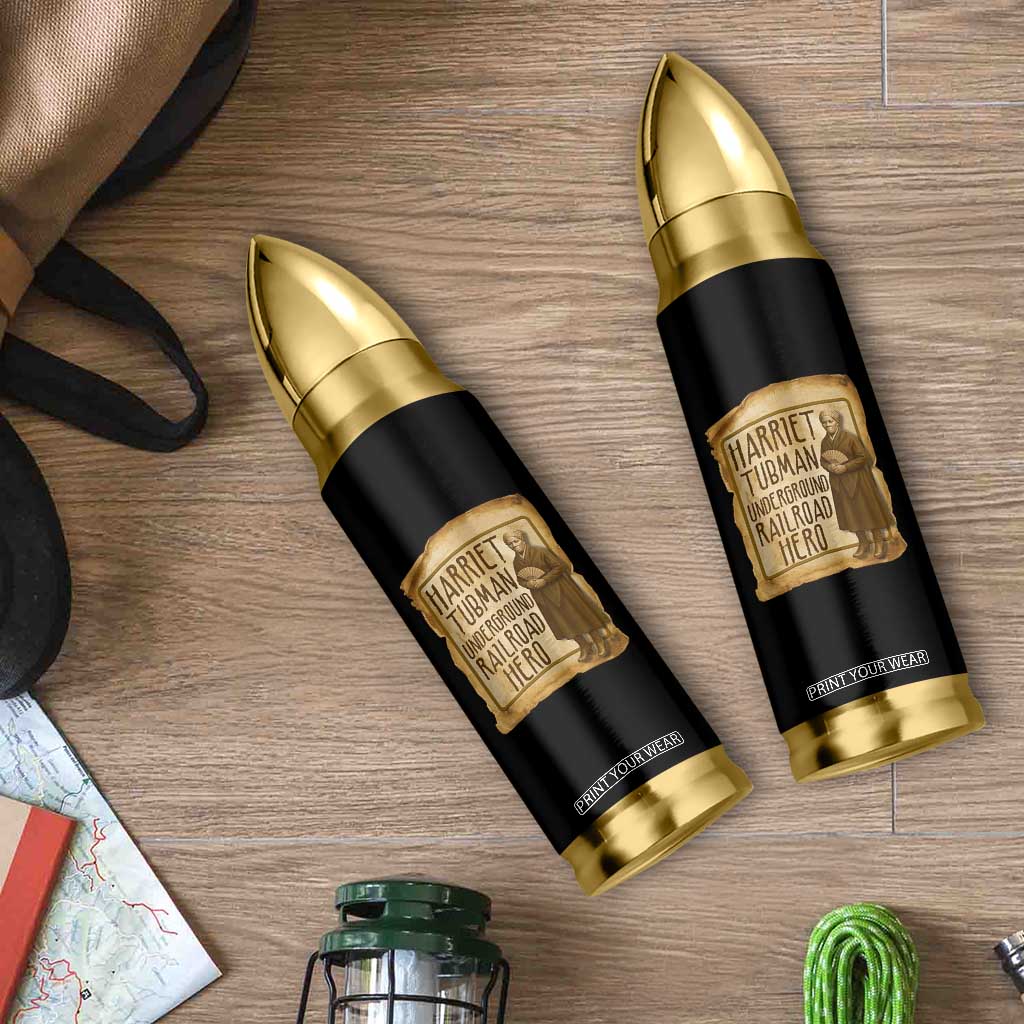 Underground Railroad Hero Harriet Tubman Bullet Tumbler Feminist History Gift TS12 Print Your Wear