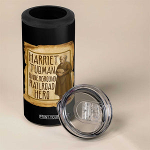 Underground Railroad Hero Harriet Tubman 4 in 1 Can Cooler Tumbler Feminist History Gift TS12 Print Your Wear