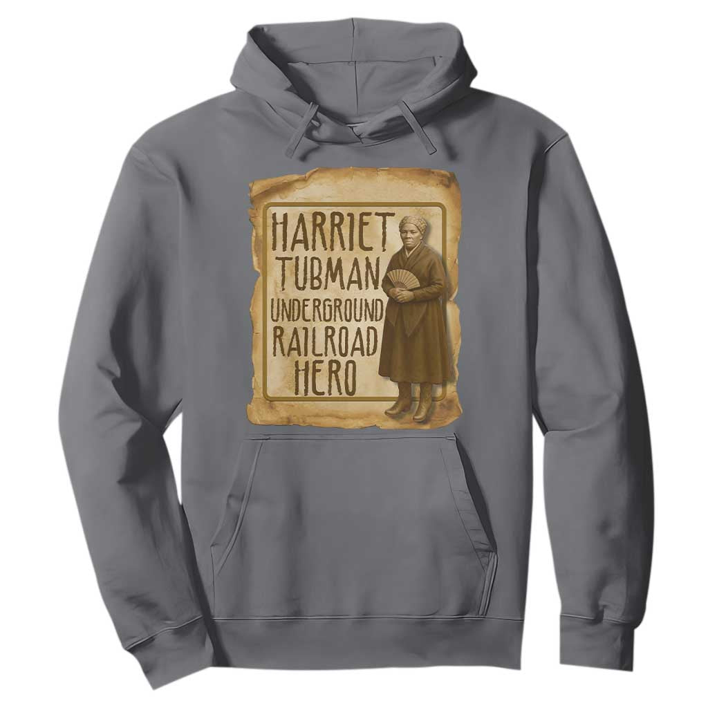 Underground Railroad Hero Harriet Tubman Hoodie Feminist History Gift TS12 Charcoal Print Your Wear