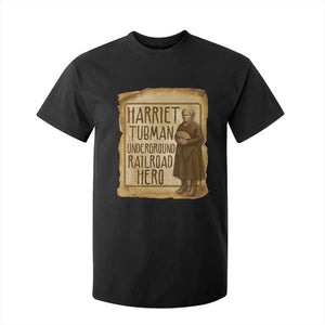 Underground Railroad Hero Harriet Tubman T Shirt For Kid Feminist History Gift TS12 Black Print Your Wear