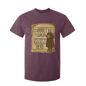 Underground Railroad Hero Harriet Tubman T Shirt For Kid Feminist History Gift TS12 Maroon Print Your Wear