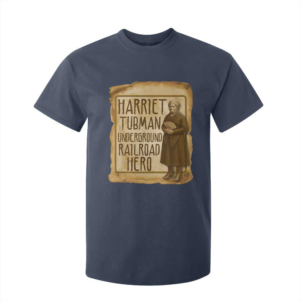 Underground Railroad Hero Harriet Tubman T Shirt For Kid Feminist History Gift TS12 Navy Print Your Wear