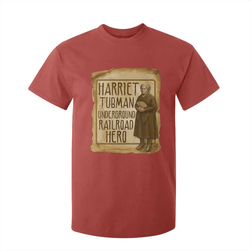Underground Railroad Hero Harriet Tubman T Shirt For Kid Feminist History Gift TS12 Red Print Your Wear