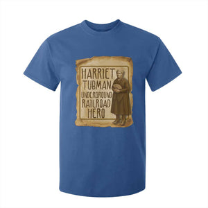 Underground Railroad Hero Harriet Tubman T Shirt For Kid Feminist History Gift TS12 Royal Blue Print Your Wear