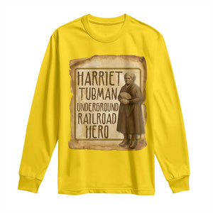 Underground Railroad Hero Harriet Tubman Long Sleeve Shirt Feminist History Gift TS12 Daisy Print Your Wear