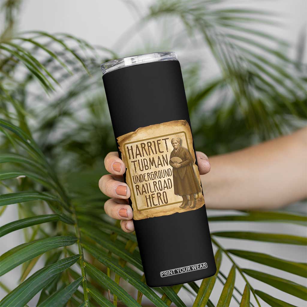 Underground Railroad Hero Harriet Tubman Skinny Tumbler Feminist History Gift TS12 Print Your Wear