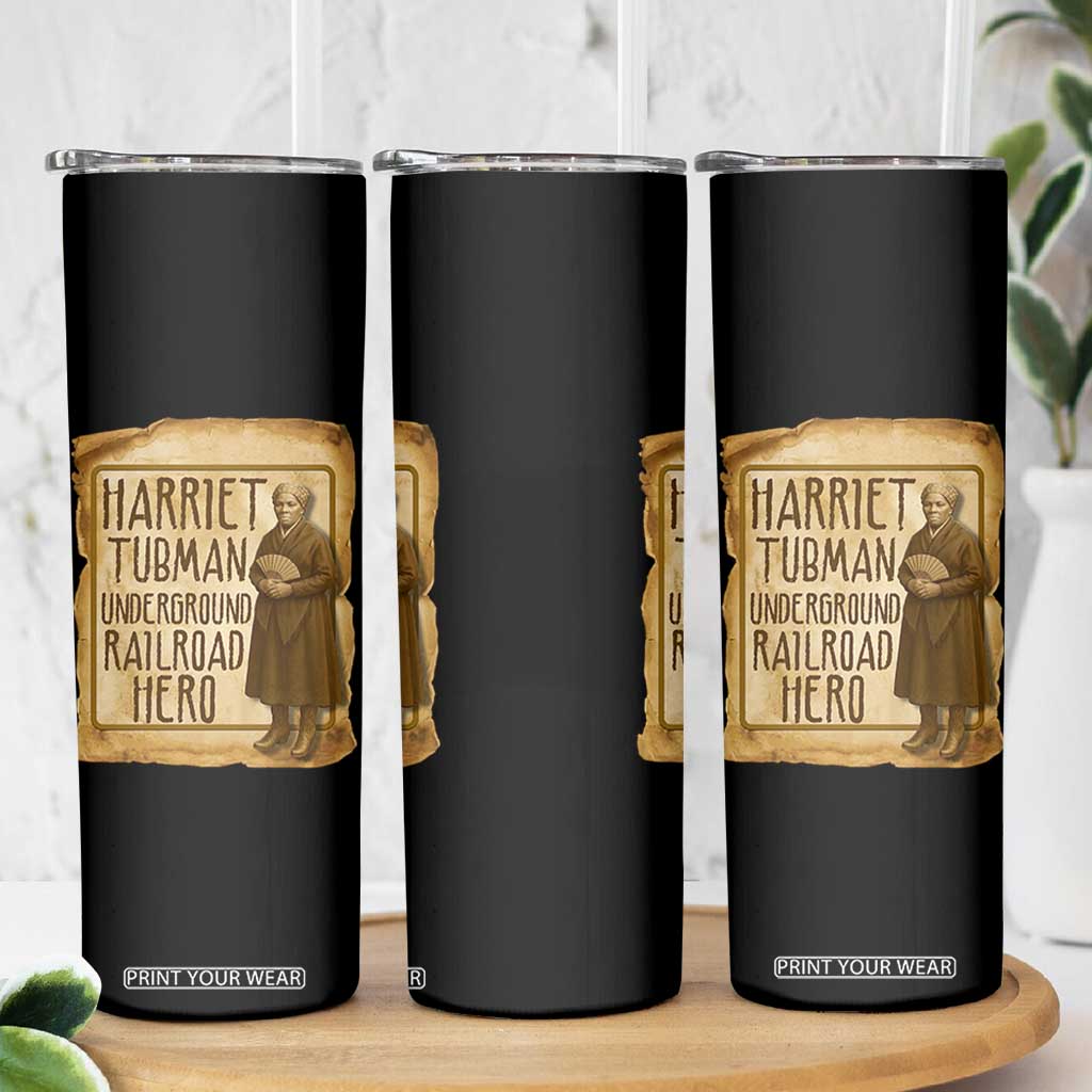 Underground Railroad Hero Harriet Tubman Skinny Tumbler Feminist History Gift TS12 Print Your Wear
