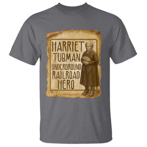 Underground Railroad Hero Harriet Tubman T Shirt Feminist History Gift TS12 Charcoal Print Your Wear