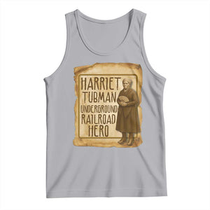 Underground Railroad Hero Harriet Tubman Tank Top Feminist History Gift TS12 Athletic Heather Print Your Wear