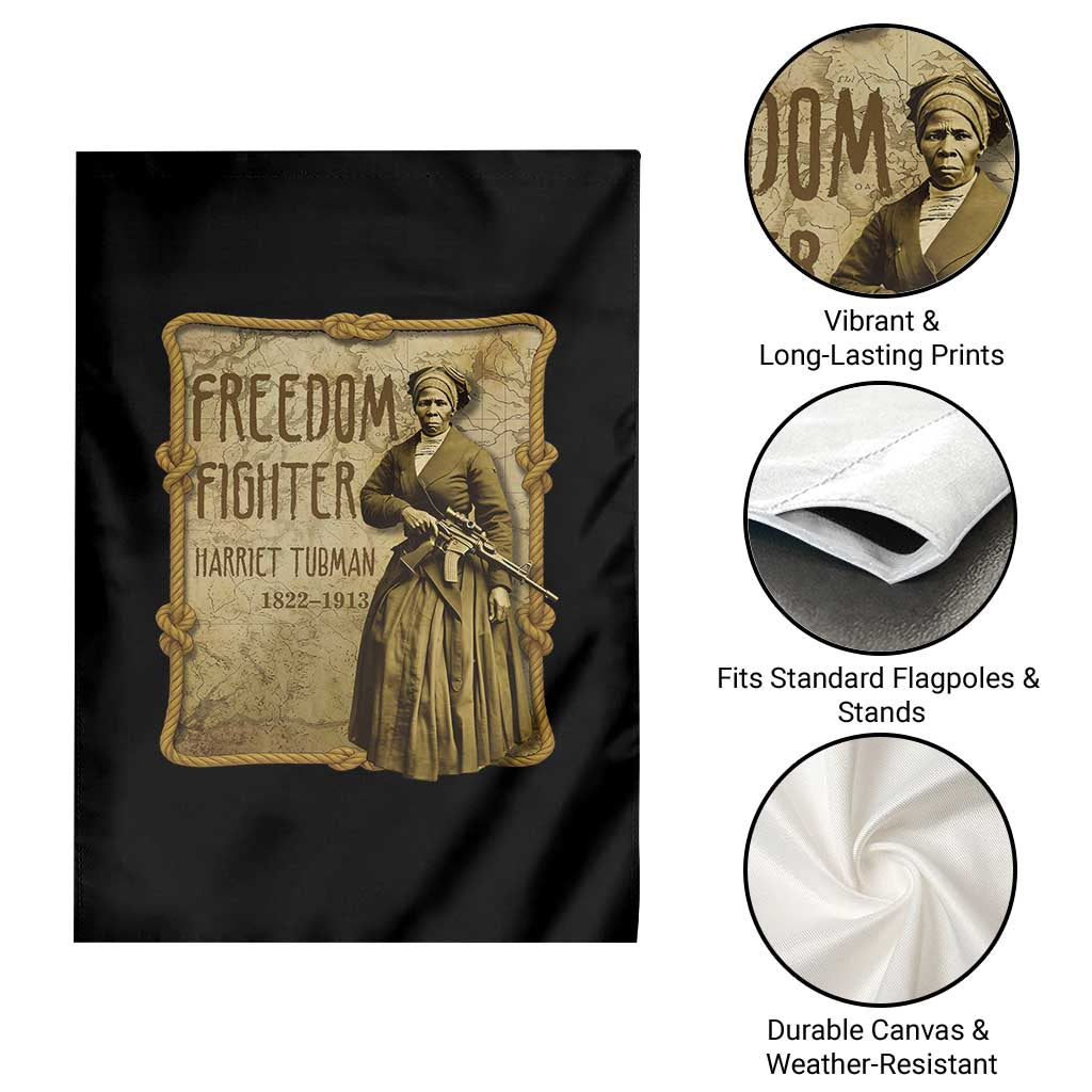 Harriet Tubman Freedom Fighter Garden Flag Feminist History Gift TS12 Print Your Wear