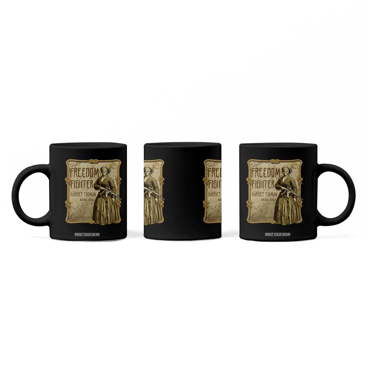 Harriet Tubman Freedom Fighter Coffee Mug Feminist History Gift TS12 Print Your Wear