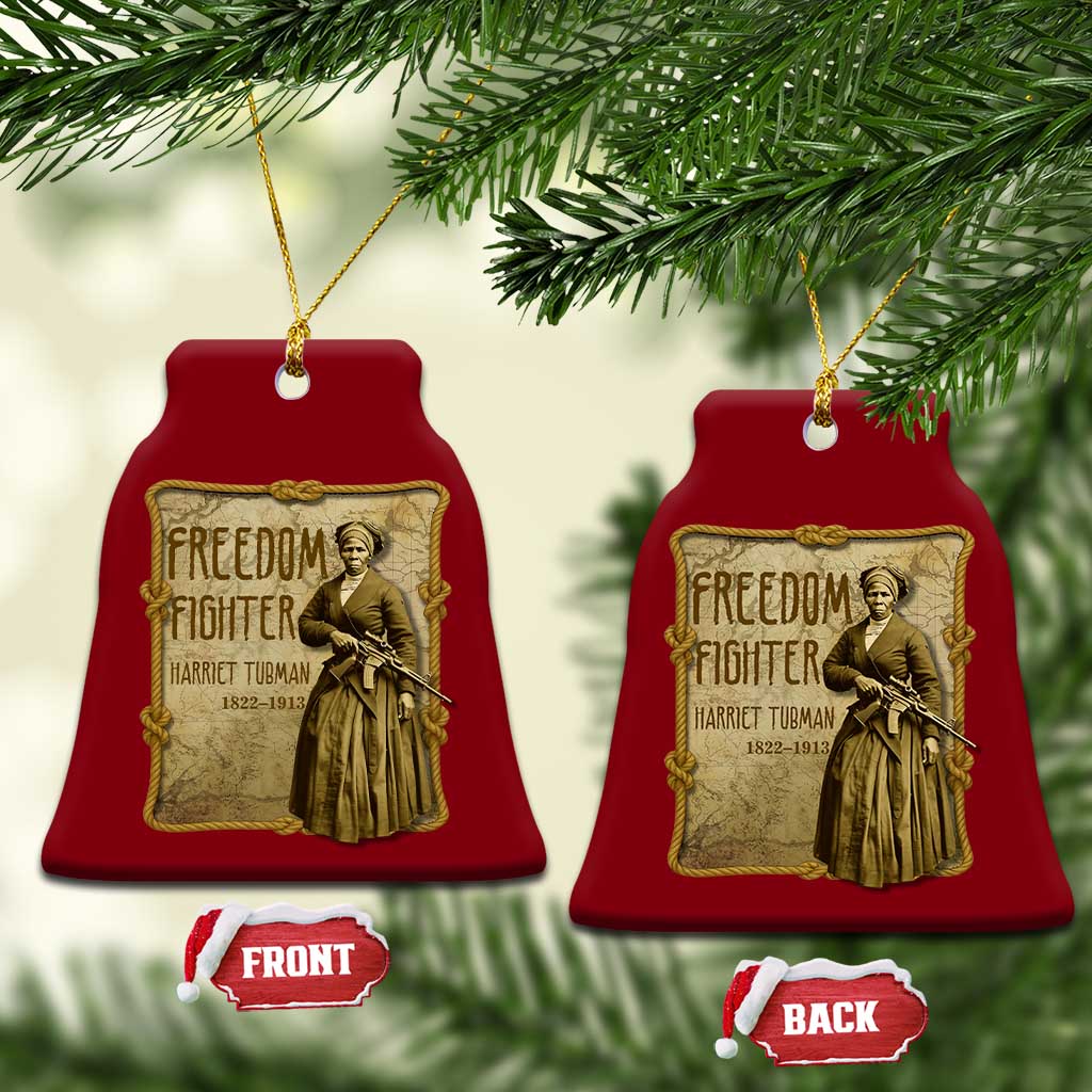 Harriet Tubman Freedom Fighter Ceramic Ornament Feminist History Gift TS12 Print Your Wear