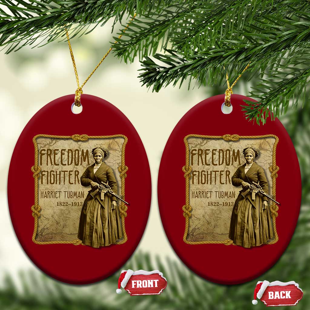 Harriet Tubman Freedom Fighter Ceramic Ornament Feminist History Gift TS12 Print Your Wear