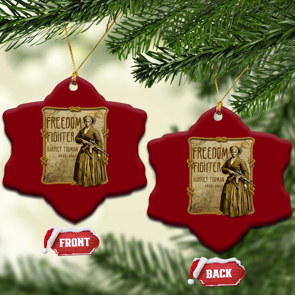 Harriet Tubman Freedom Fighter Ceramic Ornament Feminist History Gift TS12 Print Your Wear