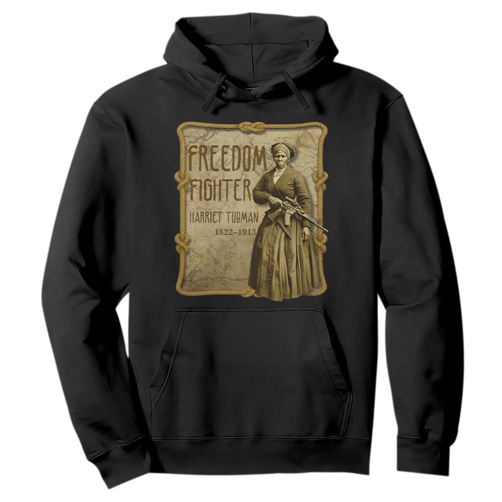 Harriet Tubman Freedom Fighter Hoodie Feminist History Gift TS12 Black Print Your Wear