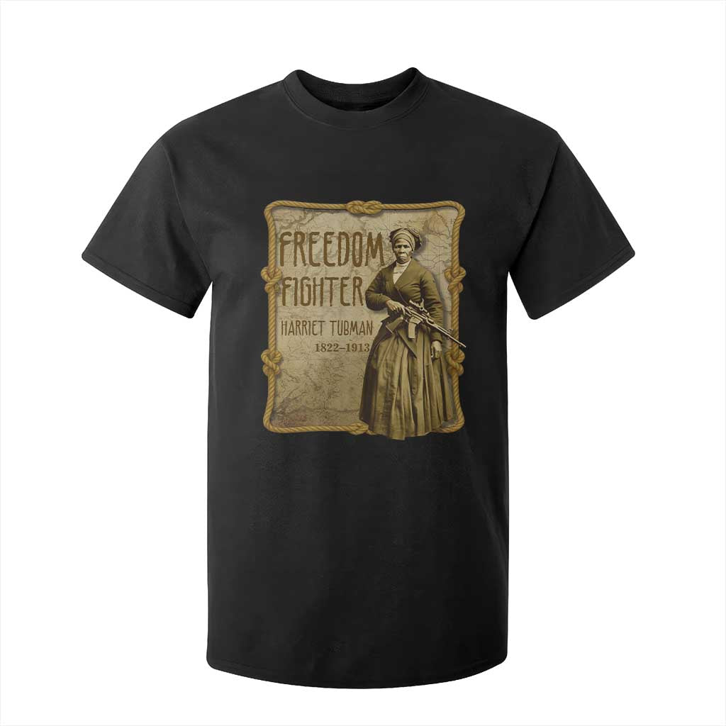 Harriet Tubman Freedom Fighter T Shirt For Kid Feminist History Gift TS12 Black Print Your Wear