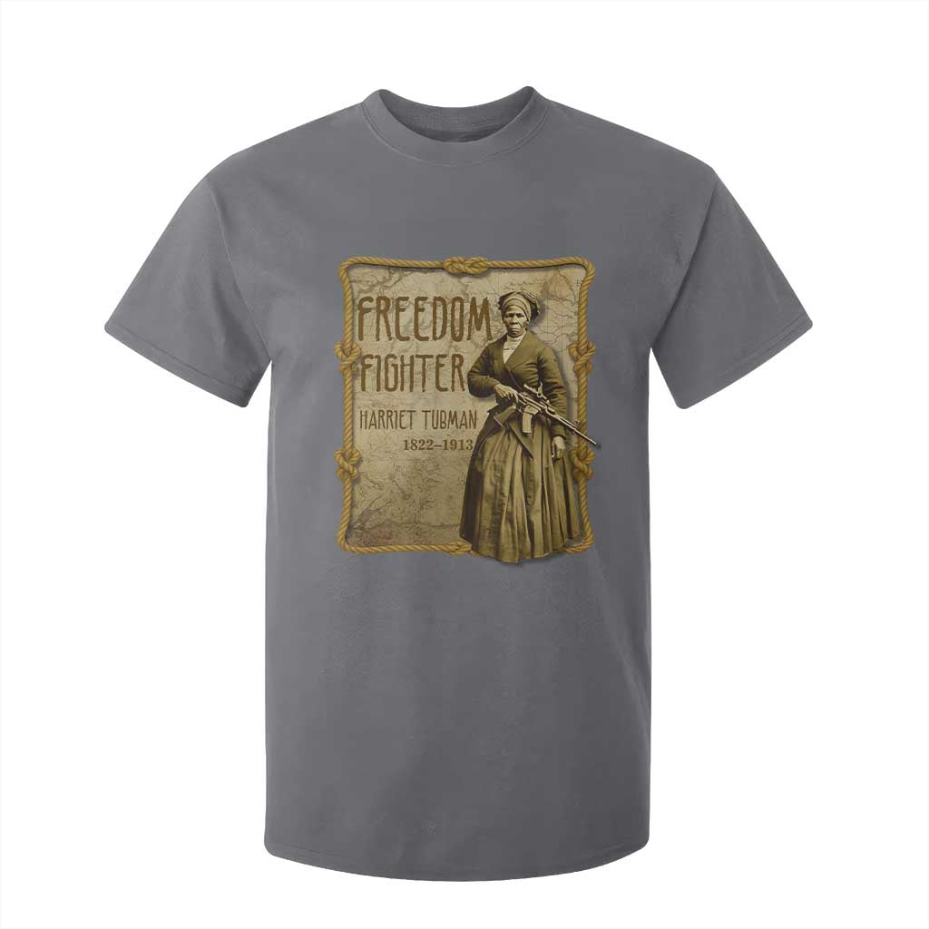 Harriet Tubman Freedom Fighter T Shirt For Kid Feminist History Gift TS12 Charcoal Print Your Wear