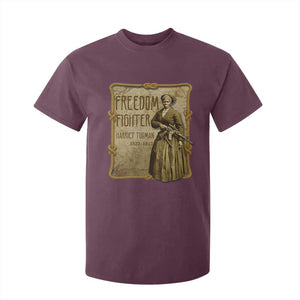 Harriet Tubman Freedom Fighter T Shirt For Kid Feminist History Gift TS12 Maroon Print Your Wear