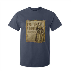 Harriet Tubman Freedom Fighter T Shirt For Kid Feminist History Gift TS12 Navy Print Your Wear