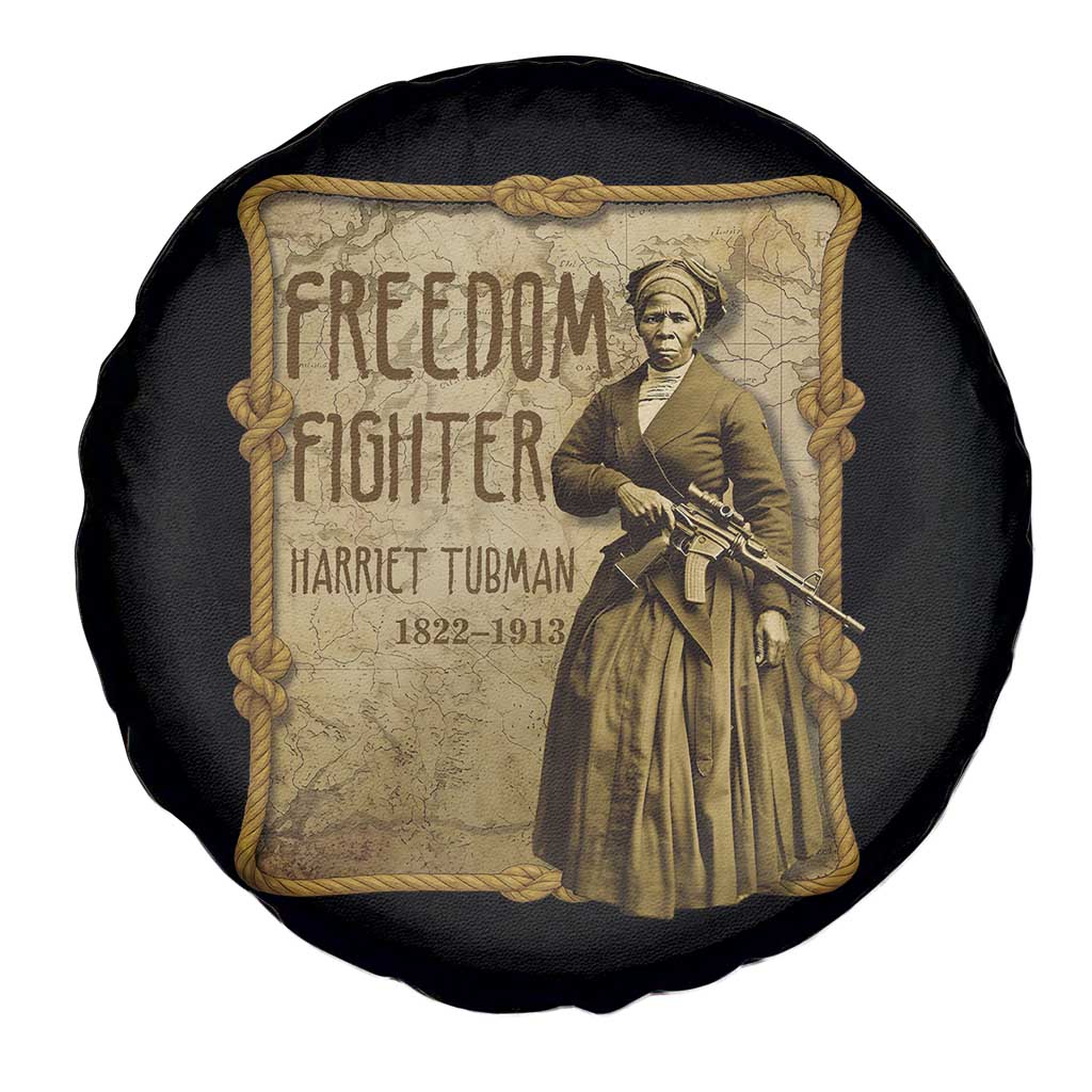 Harriet Tubman Freedom Fighter Spare Tire Cover Feminist History Gift TS12 Print Your Wear