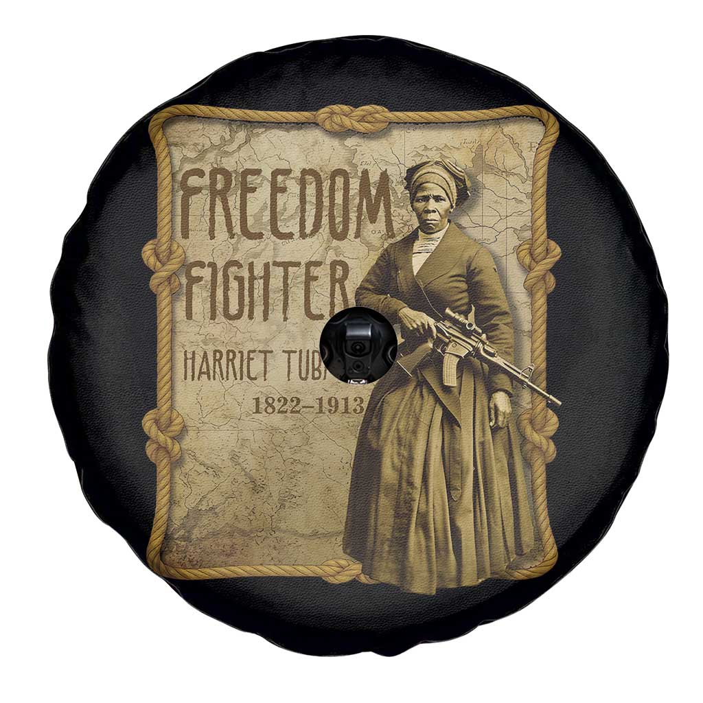 Harriet Tubman Freedom Fighter Spare Tire Cover Feminist History Gift TS12 Print Your Wear