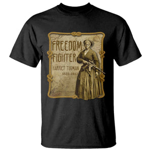 Harriet Tubman Freedom Fighter T Shirt Feminist History Gift TS12 Black Print Your Wear