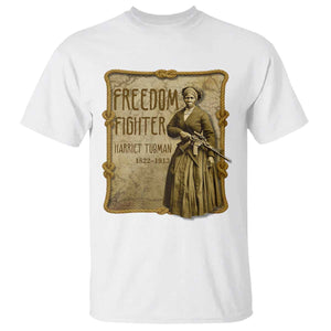 Harriet Tubman Freedom Fighter T Shirt Feminist History Gift TS12 White Print Your Wear
