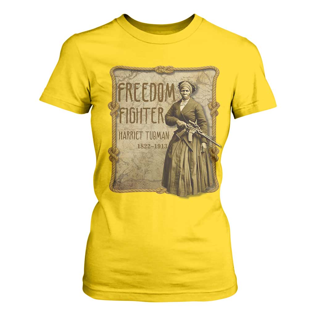 Harriet Tubman Freedom Fighter T Shirt For Women Feminist History Gift TS12 Daisy Print Your Wear