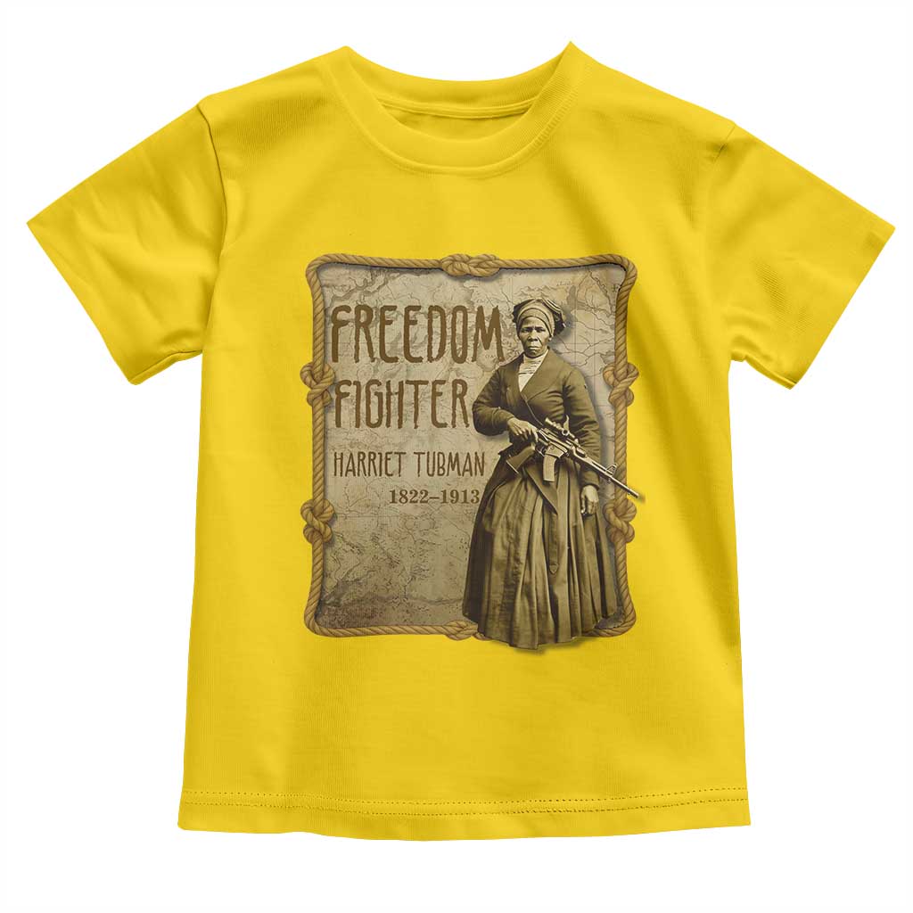 Harriet Tubman Freedom Fighter Toddler T Shirt Feminist History Gift TS12 Daisy Print Your Wear