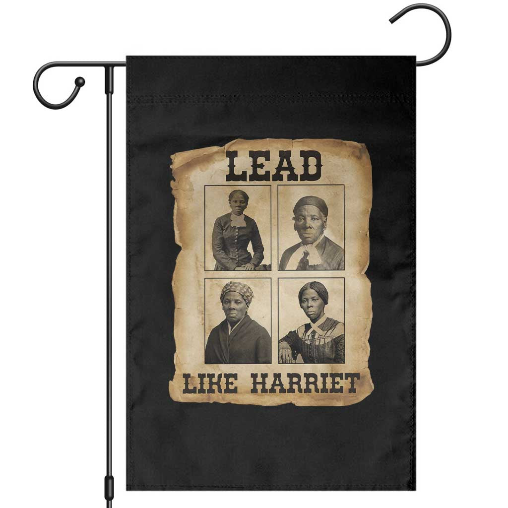 Vintage Harriet Tubman Poster Garden Flag Lead Like Harriet TS12 Black Print Your Wear