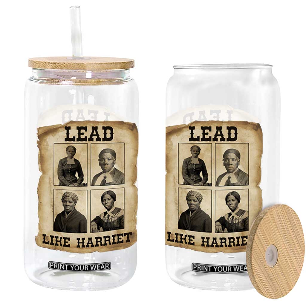 Vintage Harriet Tubman Poster Glass Can Lead Like Harriet TS12 Print Your Wear