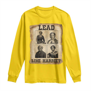 Vintage Harriet Tubman Poster Long Sleeve Shirt Lead Like Harriet TS12 Daisy Print Your Wear