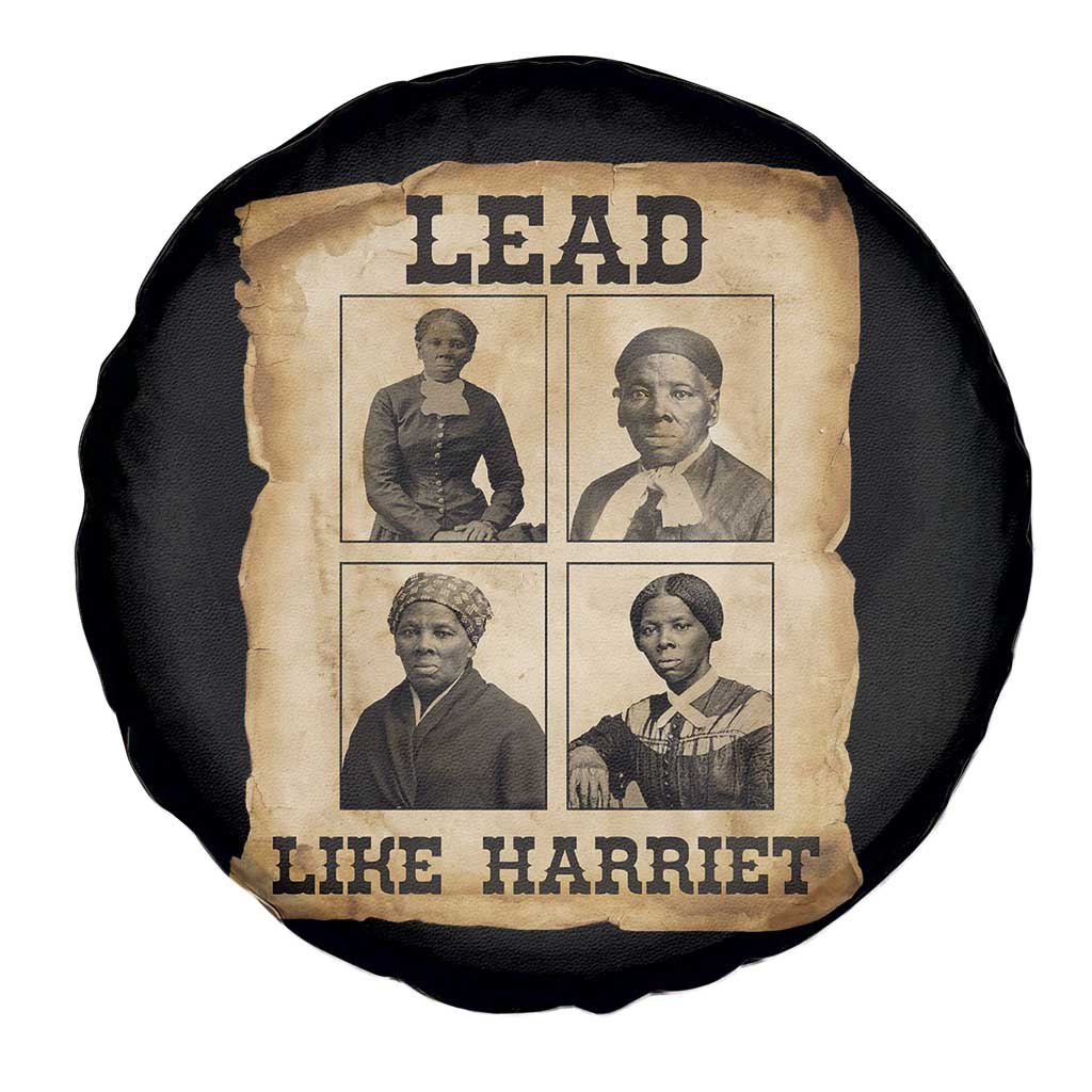 Vintage Harriet Tubman Poster Spare Tire Cover Lead Like Harriet TS12 Print Your Wear