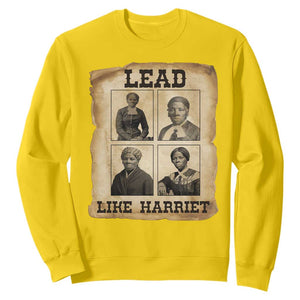 Vintage Harriet Tubman Poster Sweatshirt Lead Like Harriet TS12 Daisy Print Your Wear