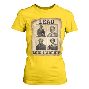 Vintage Harriet Tubman Poster T Shirt For Women Lead Like Harriet TS12 Daisy Print Your Wear