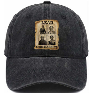 Vintage Harriet Tubman Poster Washed Cotton Baseball Cap Lead Like Harriet TS12 Print Your Wear
