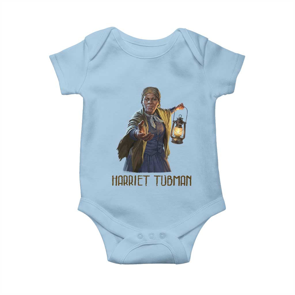 Harriet Tubman Legacy Baby Onesie Gift For History Lovers TS12 Light Blue Print Your Wear
