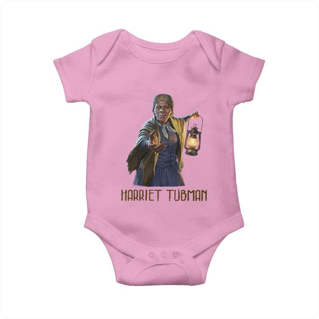 Harriet Tubman Legacy Baby Onesie Gift For History Lovers TS12 Light Pink Print Your Wear