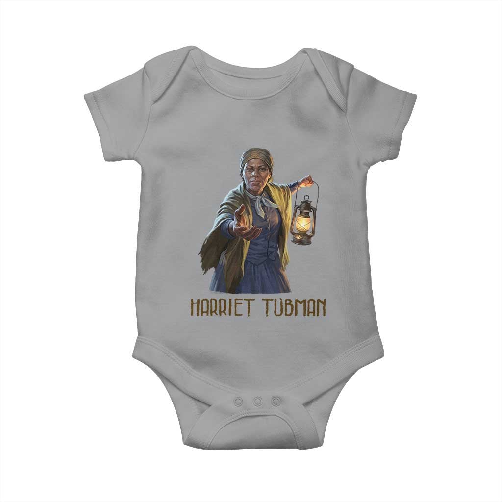 Harriet Tubman Legacy Baby Onesie Gift For History Lovers TS12 Sport Gray Print Your Wear
