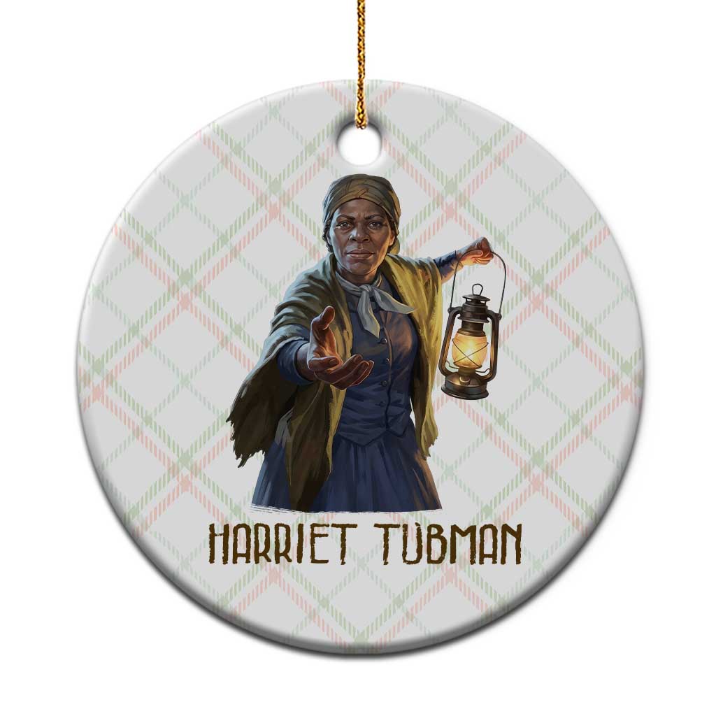Harriet Tubman Legacy Ceramic Ornament Gift For History Lovers TS12 1pc Christmas Plaid Print Your Wear
