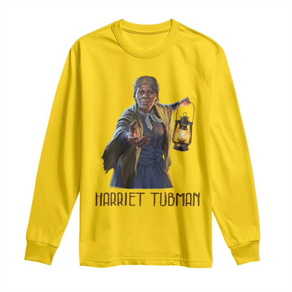 Harriet Tubman Legacy Long Sleeve Shirt Gift For History Lovers TS12 Daisy Print Your Wear