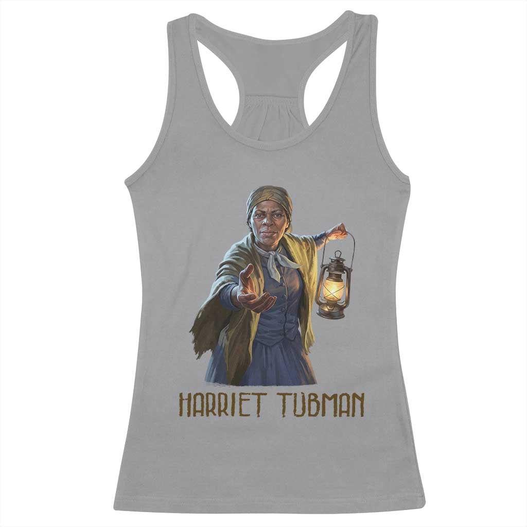 Harriet Tubman Legacy Racerback Tank Top Gift For History Lovers TS12 Sport Gray Print Your Wear