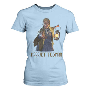 Harriet Tubman Legacy T Shirt For Women Gift For History Lovers TS12 Light Blue Print Your Wear