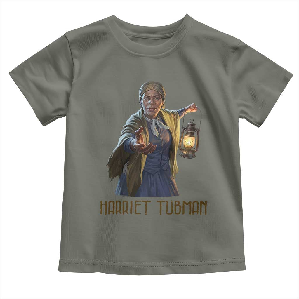 Harriet Tubman Legacy Toddler T Shirt Gift For History Lovers TS12 Military Green Print Your Wear