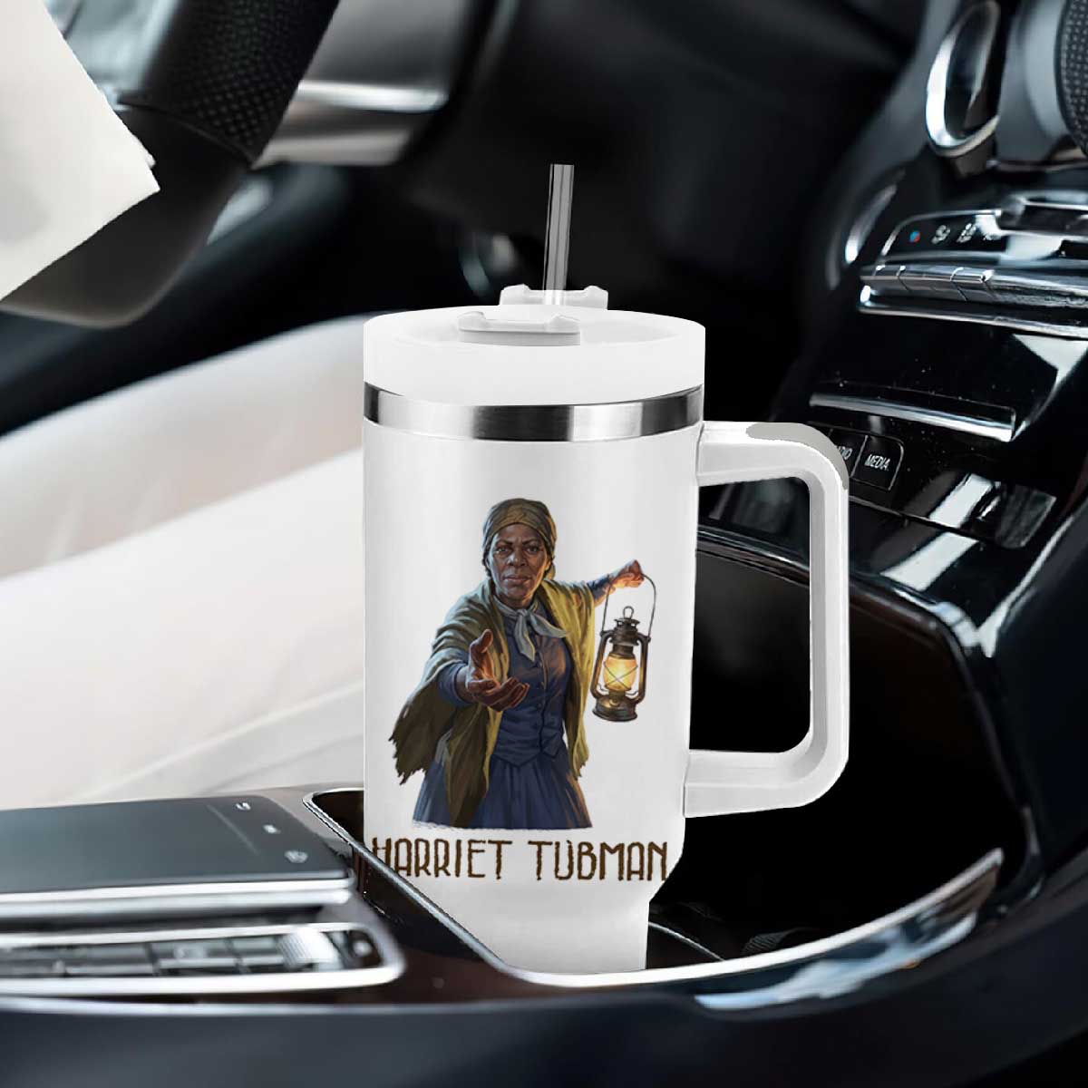 Harriet Tubman Legacy Tumbler With Handle Gift For History Lovers TS12 Print Your Wear